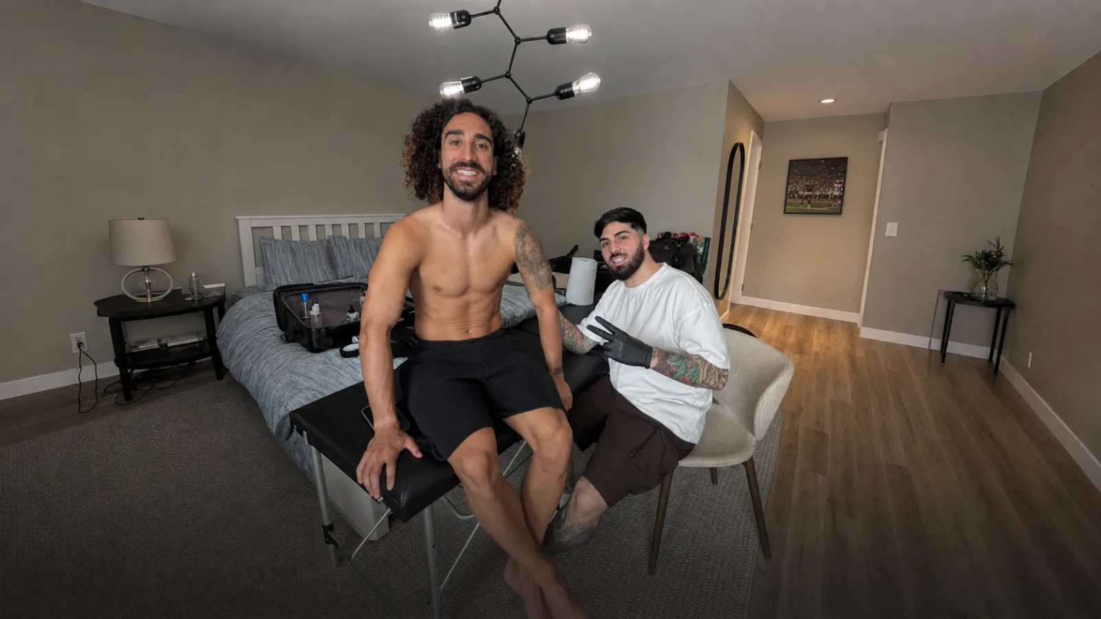 Marc Cucurella gets Luis de la Fuente tattoo after Spain World Cup win